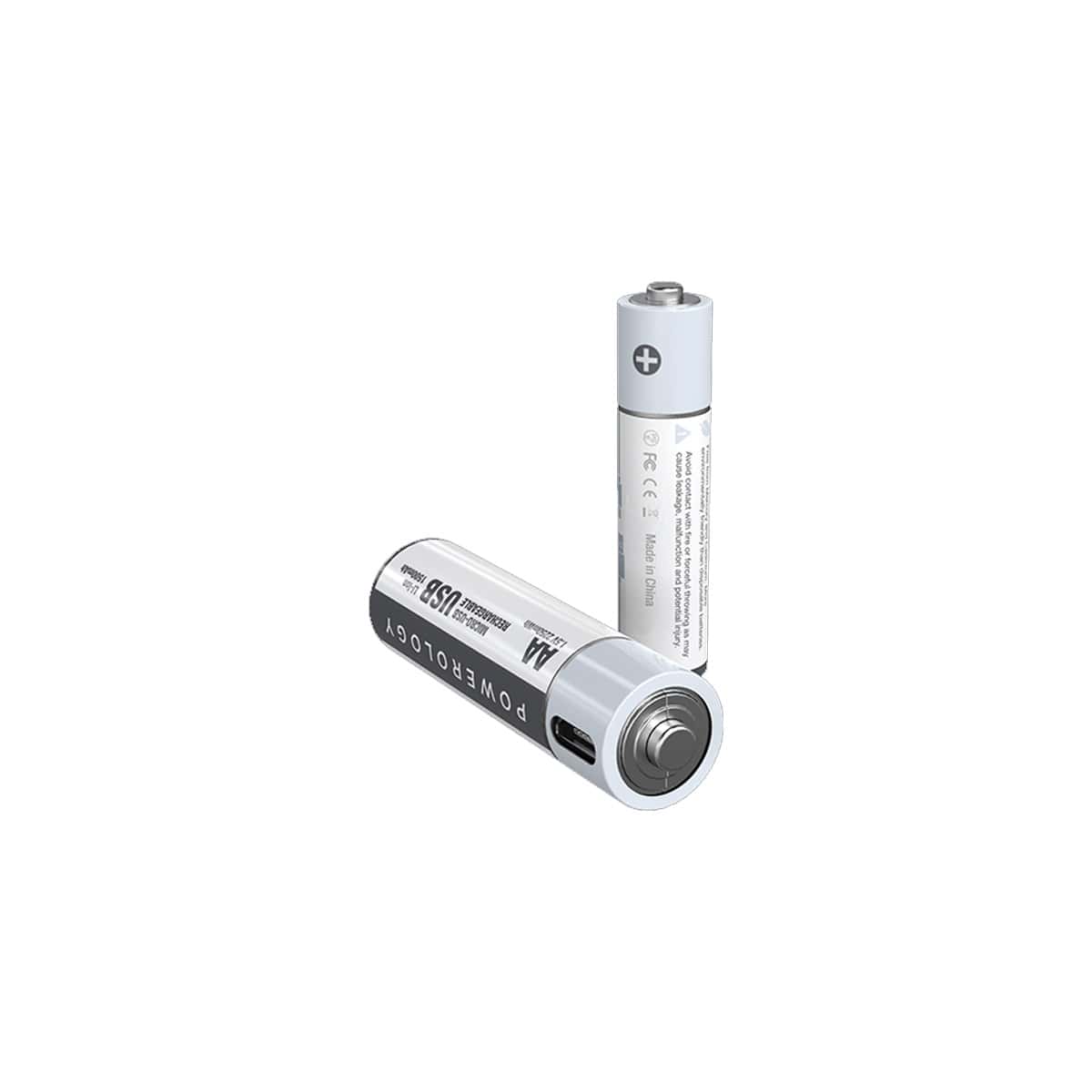 باتری قابل شارژ پاورولوجی مدل USB Rechargeable Battery-AA